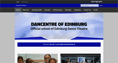 Desktop Screenshot of dancentreofedinburg.com